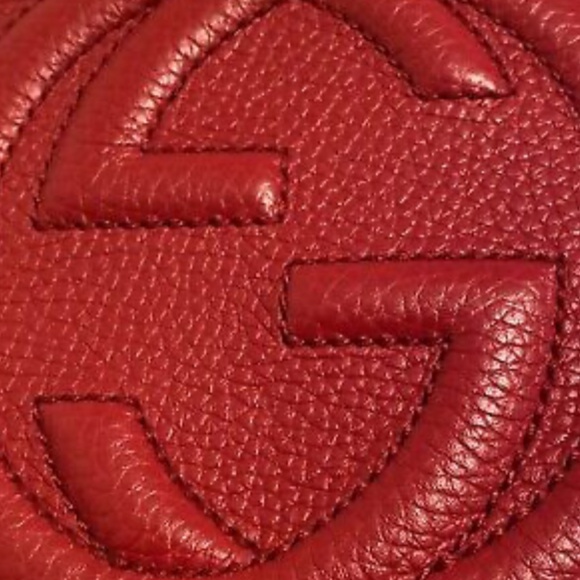 Authentic Red Gucci Soho Disco Bag ♥️ - Picture 4 of 11